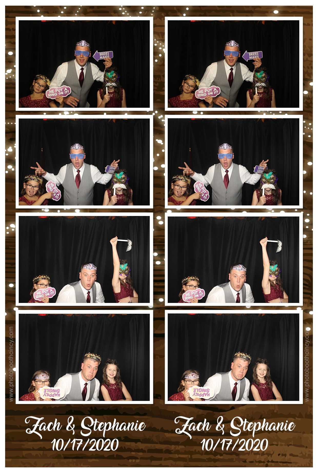 Stephanie & Zach Hill | View more photos from the event at gallery.photoboothcincy.com/u/PhotoBoothCincy/Stephanie-Zach-Hill
